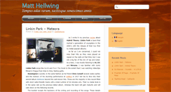 Desktop Screenshot of matthellwing.com